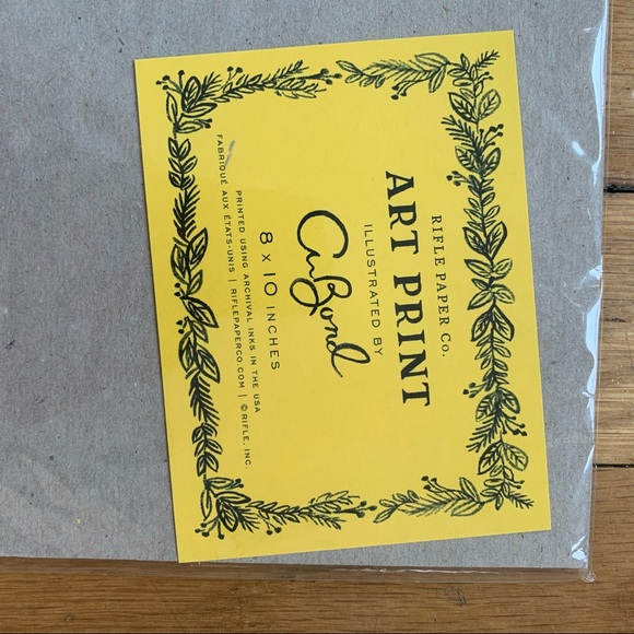 SOLD NWT Rifle Paper Co. Botanical Art Print 8x10" - Picture 4 of 4